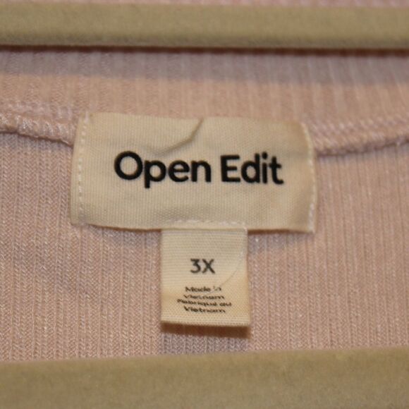 NEW Open Edit Cardigan Sweater Women Size 3X - Picture 5 of 10